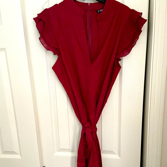 Red jumpsuit